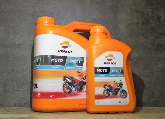 Мото масло для классических мотоциклов Repsol Moto Sport 4T 10W40 4л