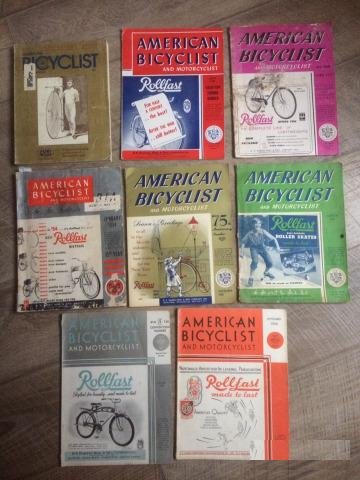 Журналы American Bicyclist and motorcyclist 8 штук