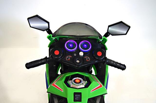 Детский Электрический Мотоцикл мото M111MM Зеленый
