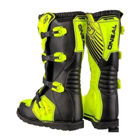 Мотоботы кроссовые Rider Boot флуоресцентно-желтые