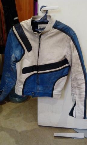 Кожаная Мото куртка Leather