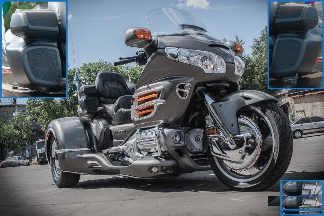 Акустические подиумы на Honda Gold Wing 1800