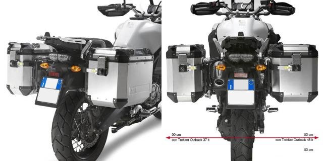 Крепеж боковых кофров Yamaha XT1200ZE Super Tenere