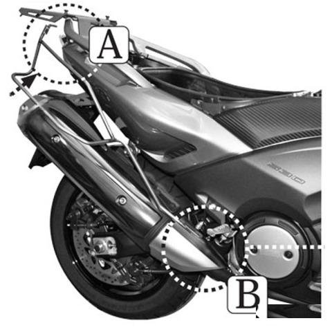 Багажная система givi для T-MAX 2014