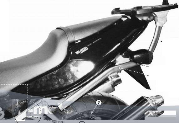 Крепеж центрального кофра Honda VTR1000 F (97-04)