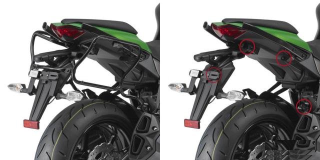 Крепеж боковых кофров Kawasaki Z 1000 SX (11 - 18)