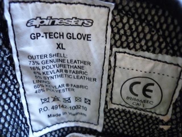 Мотоперчатки перчатки Alpinestars GP Tech XL