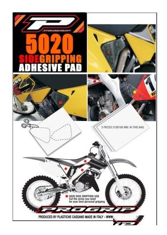 Боковая наклейка на бак мотоцикла Progrip 5020