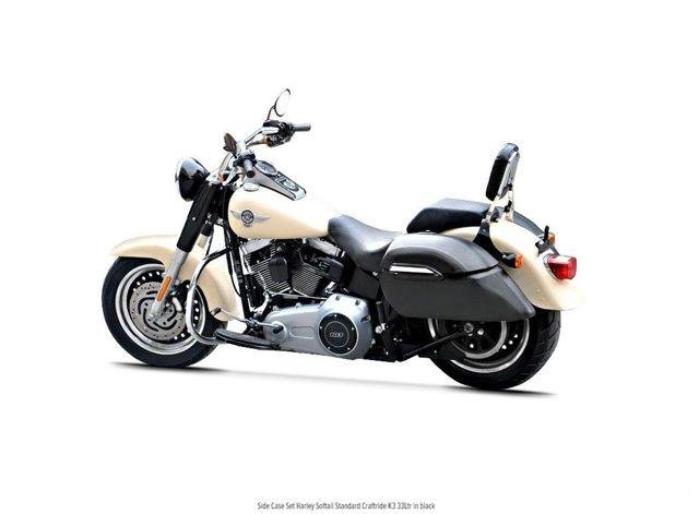 Кофры Softail жесткие мотоцикла Harley мото