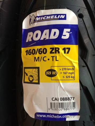 Michelin Pilot Road 5 160/60 ZR17 69W (новая)