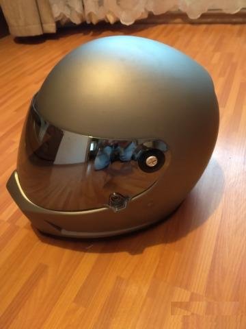 Biltwell Lane Splitter Helmet - Flat Titanium 