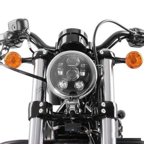 Линза мото LED 7" для мотоцикла фара