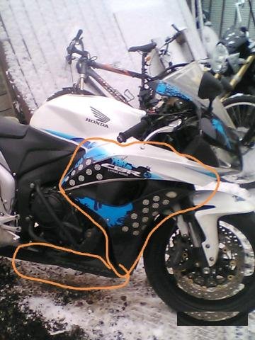 Пластик Honda cbr600rr 2008 г. В