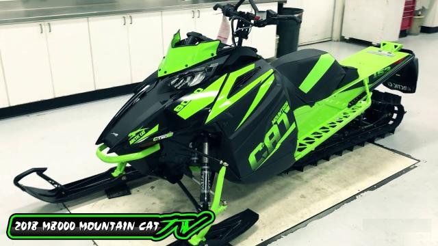 Накладка капота левая Arctic Cat M 8000 / 5718-525