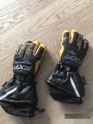 FXR Tactic X, Black, L перчатки для снегохода мужс