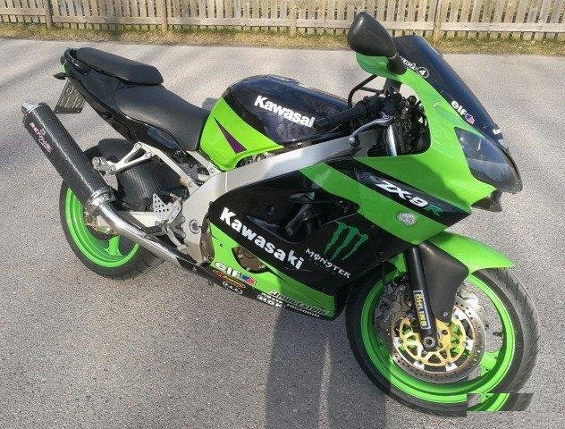 Kawasaki zx9 r zx9r 01 разбор