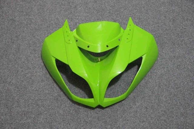 Комплект пластика Kawasaki ZX-6R 09-12 Зелен-Черны