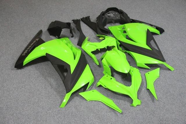 Комплект пластика Kawasaki Ninja300R 13-14 Зеленый