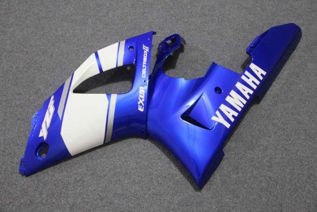 Комплект пластика Yamaha YZF-R1 00-01 Сине-Белый