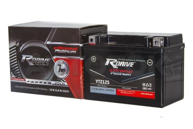 Аккумулятор Rdrive eXtremal Platinum YTZ12S 11,6 a