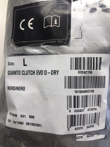 Перчатки Dainese Clutch Evo D-dry новые