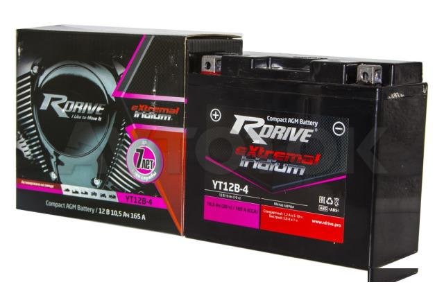 Аккумулятор RDrive eXtremal Iridium YT12B-4 10,5А