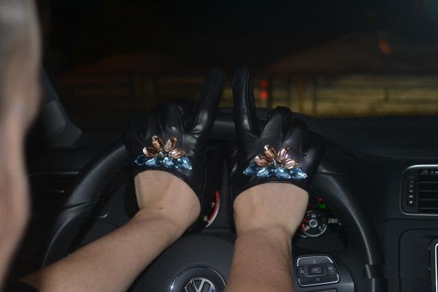 Автомобильные перчатки half scope driving gloves