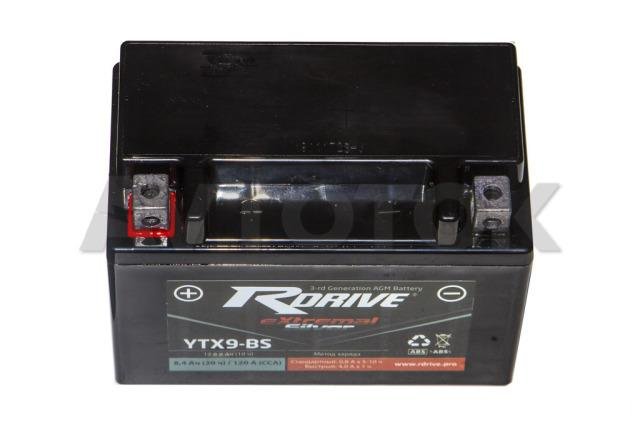 Аккумулятор Rdrive eXtremal Silver YTX9-BS 8А/ч п