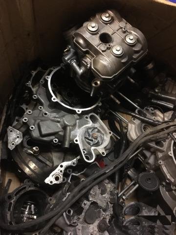 Мотор KTM 990 в разборе