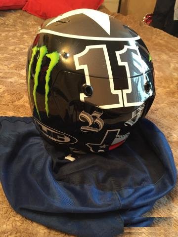 Мотошлем monster energy HJC helmets