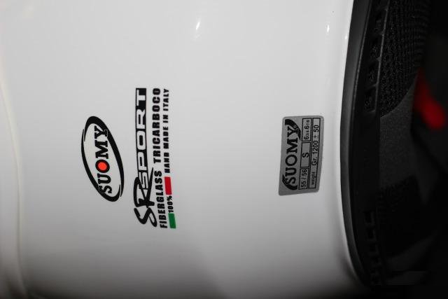 Мотошлем Suomy SR Sport White Helmets размер S