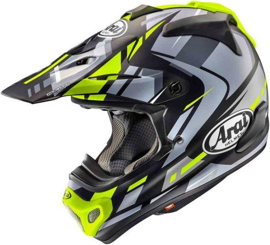 Мото шлем arai MX-V bogle yellow