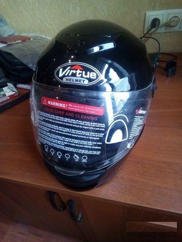 Шлем мото Virtue XL black