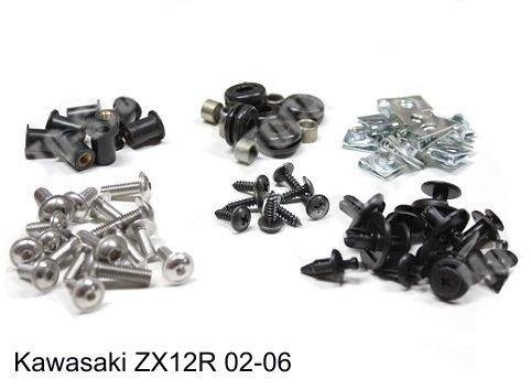 Комплект крепежа для пластика Kawasaki ZX12R 02-06