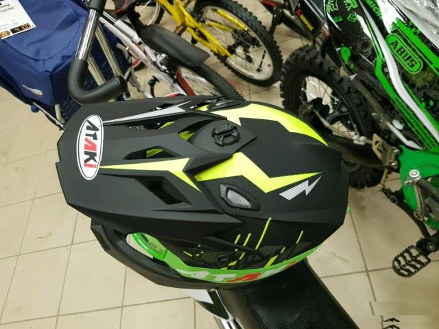 Шлем кроссовый на мотоцикл мото Ataki