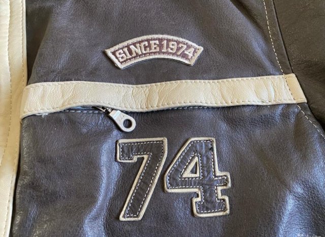 Кожаная куртка Луквелл 74 с защитой