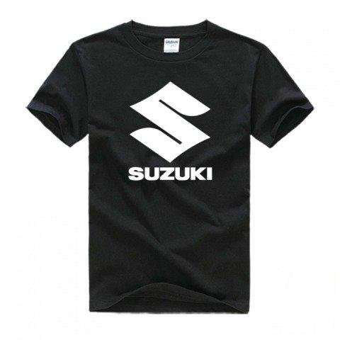 Кроссовая футболка suzuki чёрная