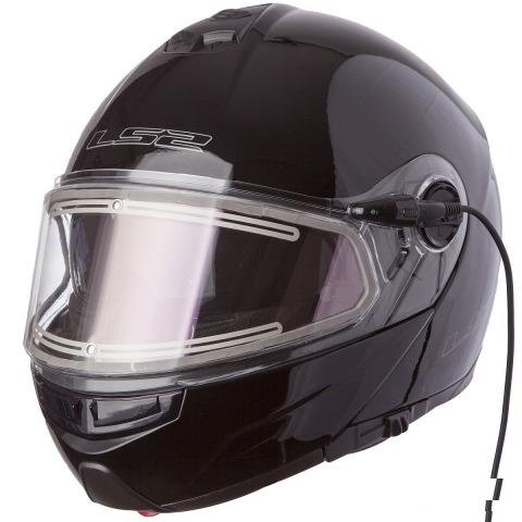 LS2 FF325 snow Solid (подогрев) шлем снегоходный