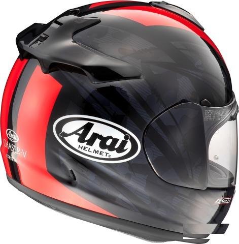 Шлем мотоциклетный arai chaser-V blast RED