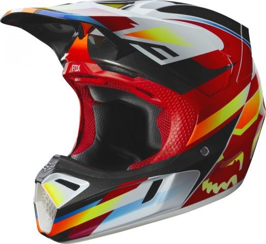 Мотошлем Fox V3 Motif Helmet Red