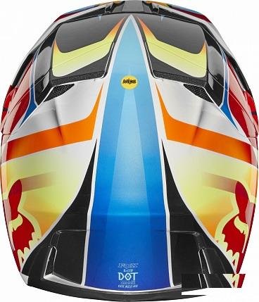 Мотошлем Fox V3 Motif Helmet Red