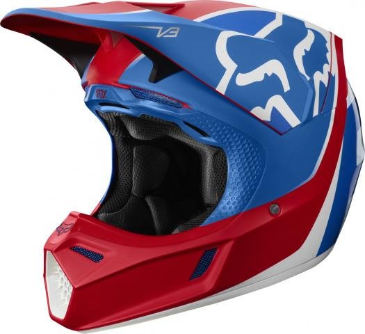 Мотошлем Fox V3 Kila Helmet Blue/Red