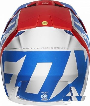 Мотошлем Fox V3 Kila Helmet Blue/Red