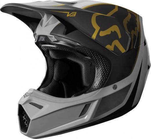 Мотошлем Fox V3 Kila Helmet Grey