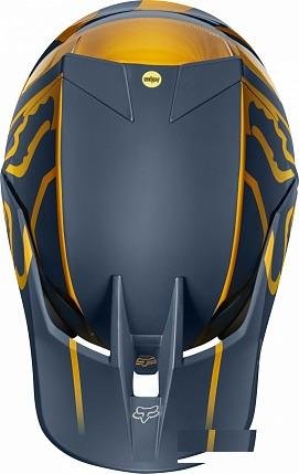 Мотошлем Fox V3 Kila Helmet Navy/Yellow