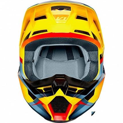 Мотошлем Fox V1 Motif Helmet Yellow