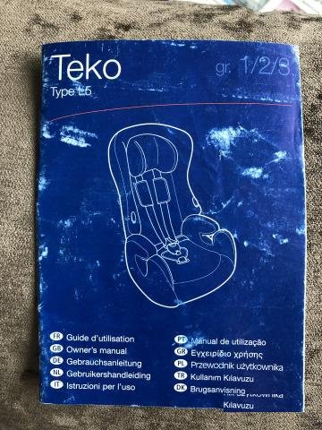 Детское автокресло б/у Teko L5 (9-36 kg)