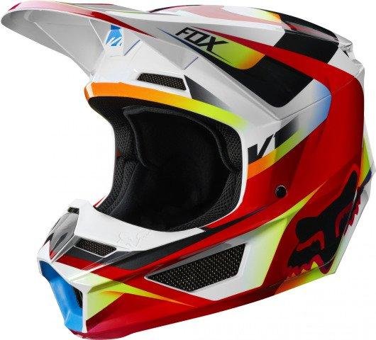 Шлем Fox V1 Motif Helmet Red/White