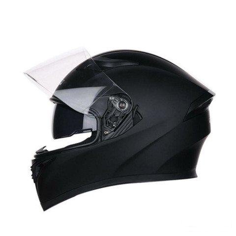 Мотошлем JK SX09 интеграл (шлем) с очками, черный