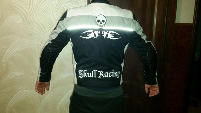 Мотокуртка skull racing размер S